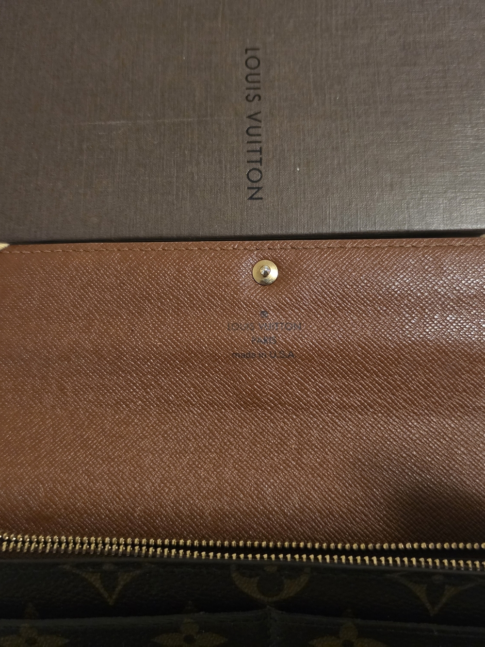 Authentic Louis Vuittom Monogram Long Wallet - Picture 2 of 13